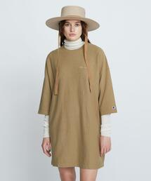 Champion | 【別注】＜Champion（チャンピオン）＞∴リバースウィーブ5分袖ワンピース(ワンピース)