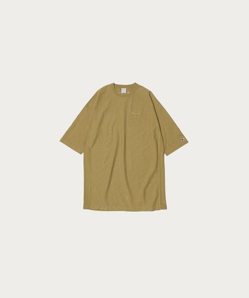 Champion（チャンピオン）の「【別注】＜Champion（チャンピオン）＞∴リバースウィーブ5分袖ワンピース о（ワンピース・レディース・ロイヤルブルー/ブラック/オリーブ・FREE）」の16枚目の写真