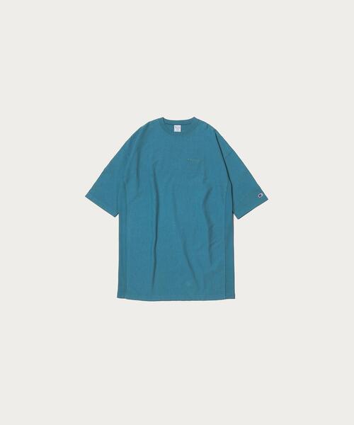 Champion（チャンピオン）の「【別注】＜Champion（チャンピオン）＞∴リバースウィーブ5分袖ワンピース о（ワンピース・レディース・ロイヤルブルー/ブラック/オリーブ・FREE）」の20枚目の写真