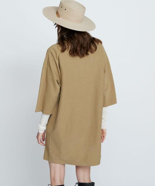 Champion（チャンピオン）の「【別注】＜Champion（チャンピオン）＞∴リバースウィーブ5分袖ワンピース о（ワンピース・レディース・ロイヤルブルー/ブラック/オリーブ・FREE）」の17枚目の写真