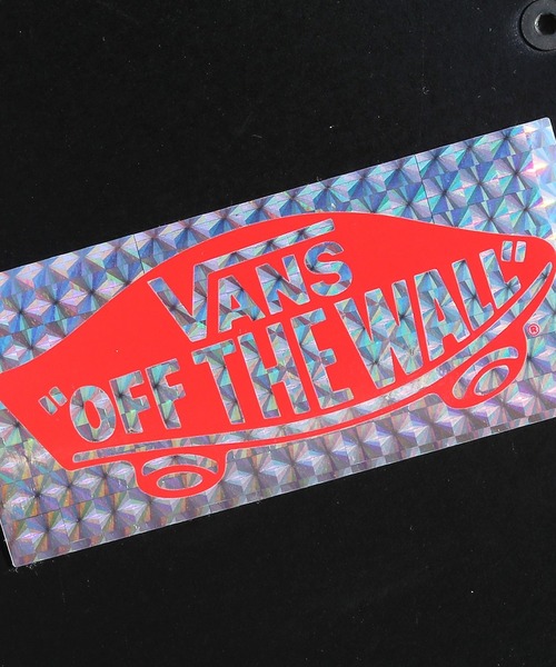 VANS（バンズ）の「VANS/ヴァンズ  OTW Logo Foil Sticker ステッカー（ステッカー/テープ・メンズ・ブラック/オレンジ/ブルー/レッド・FREE）」の4枚目の写真