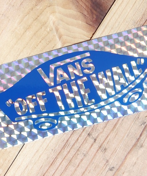 VANS（バンズ）の「VANS/ヴァンズ  OTW Logo Foil Sticker ステッカー（ステッカー/テープ・メンズ・ブラック/オレンジ/ブルー/レッド・FREE）」の3枚目の写真