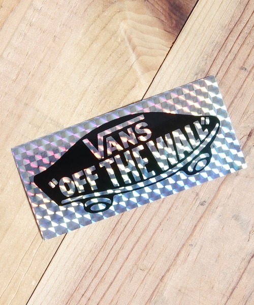 VANS（バンズ）の「VANS/ヴァンズ  OTW Logo Foil Sticker ステッカー（ステッカー/テープ・メンズ・ブラック/オレンジ/ブルー/レッド・FREE）」の5枚目の写真