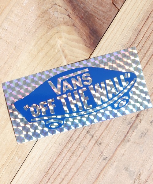 VANS（バンズ）の「VANS/ヴァンズ  OTW Logo Foil Sticker ステッカー（ステッカー/テープ・メンズ・ブラック/オレンジ/ブルー/レッド・FREE）」の7枚目の写真