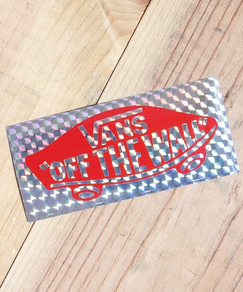VANS（バンズ）の「VANS/ヴァンズ  OTW Logo Foil Sticker ステッカー（ステッカー/テープ・メンズ・ブラック/オレンジ/ブルー/レッド・FREE）」の6枚目の写真