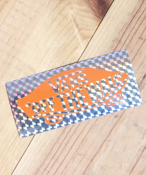 VANS（バンズ）の「VANS/ヴァンズ  OTW Logo Foil Sticker ステッカー（ステッカー/テープ・メンズ・ブラック/オレンジ/ブルー/レッド・FREE）」の9枚目の写真