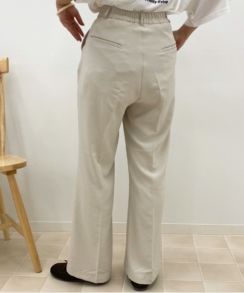 apres jour(アプレジュール)の「MILKセミフレアパンツ【ZOZOTOWN限定アイテム】(その他パンツ・レディース・ブラック/スモークピンク/ダークブルー/アイボリー/モカ/ダークブラウン/ボルドー/ベージュ・SMALL/X-LARGE/MEDIUM)」の11枚目の写真