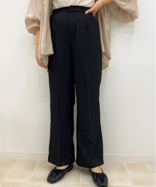 apres jour(アプレジュール)の「MILKセミフレアパンツ【ZOZOTOWN限定アイテム】(その他パンツ・レディース・ブラック/スモークピンク/ダークブルー/アイボリー/モカ/ダークブラウン/ボルドー/ベージュ・SMALL/X-LARGE/MEDIUM)」の13枚目の写真