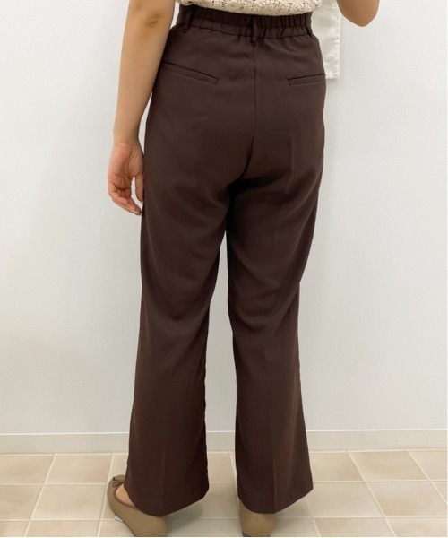 apres jour(アプレジュール)の「MILKセミフレアパンツ【ZOZOTOWN限定アイテム】(その他パンツ・レディース・ブラック/スモークピンク/ダークブルー/アイボリー/モカ/ダークブラウン/ボルドー/ベージュ・SMALL/X-LARGE/MEDIUM)」の19枚目の写真