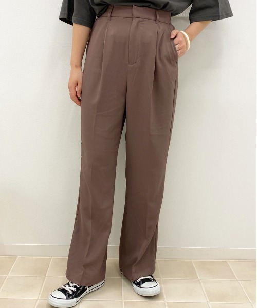 apres jour(アプレジュール)の「MILKセミフレアパンツ【ZOZOTOWN限定アイテム】(その他パンツ・レディース・ブラック/スモークピンク/ダークブルー/アイボリー/モカ/ダークブラウン/ボルドー/ベージュ・SMALL/X-LARGE/MEDIUM)」の21枚目の写真