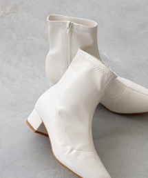 menue | 3cmヒール ローヒール ストレッチブーツ(ブーツ)