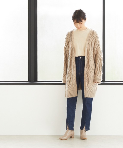 menue（メヌエ）の「3.5cmヒール ローヒール ストレッチブーツ（ブーツ・レディース・ホワイト/ブラック/ブラウン/ブラック系その他/モカ/グレイッシュベージュ/アイボリー/ラベンダー/ベージュ・LL/3L/S/M/L/XS/XXS）」の20枚目の写真