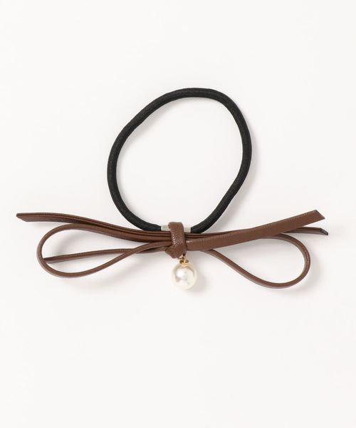 リボンパールヘアゴム ヘアゴム ヘアアクセサリー 欧州航路 ヘアゴム 欧州航路 オウシュウコウロ のファッション