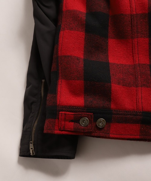 RATTLE TRAP(ラトルトラップ)の「ボアブルゾン(ブルゾン・メンズ・ブルー/ブラック×レッド・LL/S/M/L)」の7枚目の写真