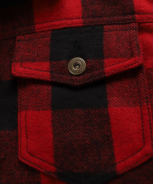 RATTLE TRAP(ラトルトラップ)の「ボアブルゾン(ブルゾン・メンズ・ブルー/ブラック×レッド・LL/S/M/L)」の8枚目の写真