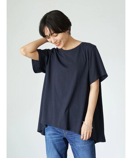 AMERICAN HOLIC（アメリカンホリック）の「クルーネックバックフレア半袖カットプルオーバー ＊●（Tシャツ/カットソー・レディース・ネイビー/オフホワイト/ピンク/その他7・M/L）」の19枚目の写真