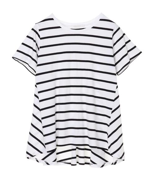 AMERICAN HOLIC（アメリカンホリック）の「クルーネックバックフレア半袖カットプルオーバー ＊●（Tシャツ/カットソー・レディース・ネイビー/オフホワイト/ピンク/その他7・M/L）」の10枚目の写真