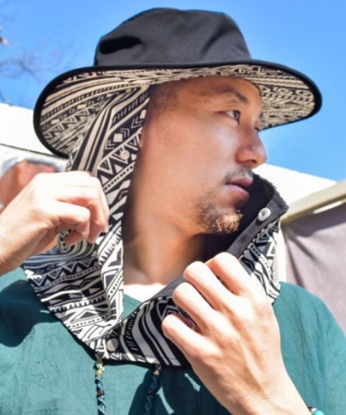 チャイハネ トゥアレグ日除け付きハット ハット チャイハネ チャイハネ のファッション通販 Zozotown