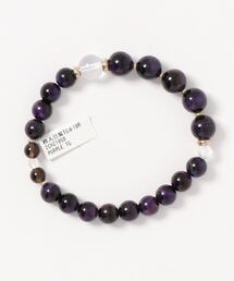 AMINA COLLECTION（アミナコレクション）の「【岩座】粋人 パープルタイガーアイブレスレット 10mm玉天然石（ブレスレット）」