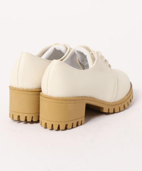 STYLEBLOCK（スタイルブロック）の「凹凸アウトソールレースアップシューズ（その他シューズ・レディース・ブラック/ホワイト/ブラウン・39/40/36/35/37/38）」の4枚目の写真