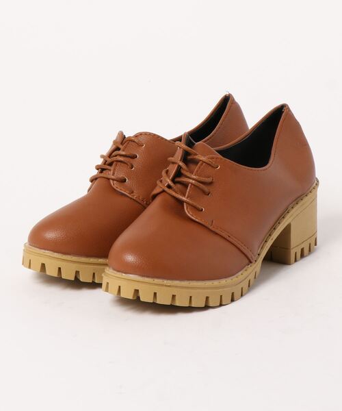 STYLEBLOCK（スタイルブロック）の「凹凸アウトソールレースアップシューズ（その他シューズ・レディース・ブラック/ホワイト/ブラウン・39/40/36/35/37/38）」の8枚目の写真