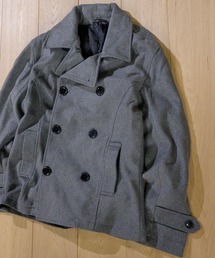 JOHN'S CLOSET（ジョンズクローゼット）の「【i】メルトンPコート（ピーコート・メンズ・グレー系）」
