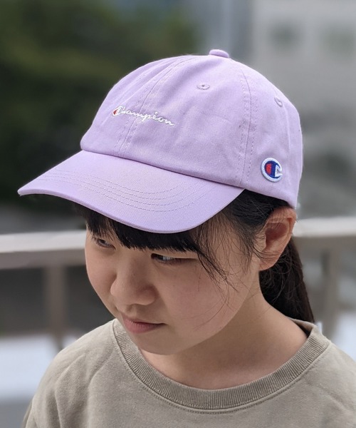 Champion（チャンピオン）の「Champion/チャンピオン　キッズ　ツイルキャップ（キャップ・キッズ・ブラック/ベージュ/パープル/サックスブルー/ピンク/ブラック系その他/ベージュ系その他/ネイビー/ホワイト/ピンク系その他/ミント/ラベンダー・FREE）」の10枚目の写真