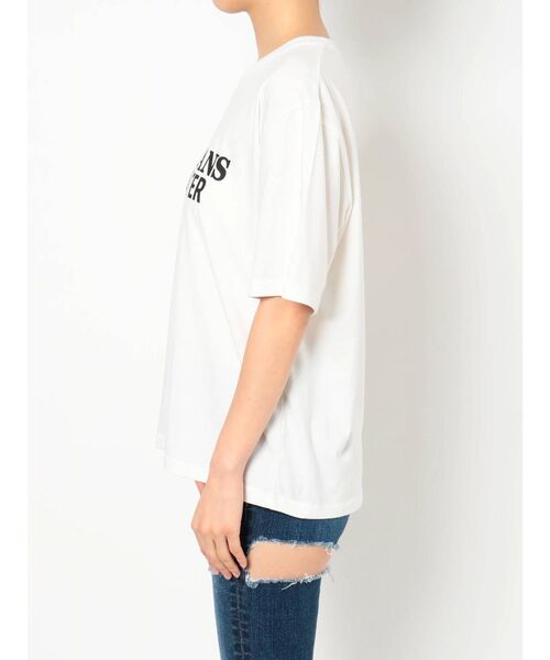GYDA(ジェイダ)の「AMERICANS DO IT BETTER Tシャツ(Tシャツ/カットソー・レディース・オフホワイト/ブラック/カーキ・FREE)」の8枚目の写真