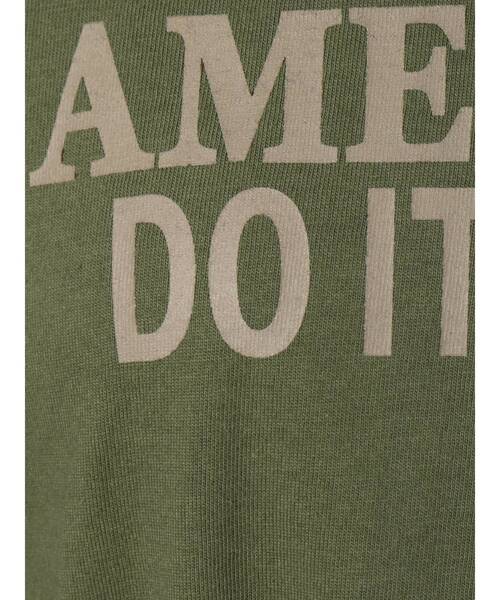 GYDA(ジェイダ)の「AMERICANS DO IT BETTER Tシャツ(Tシャツ/カットソー・レディース・オフホワイト/ブラック/カーキ・FREE)」の20枚目の写真