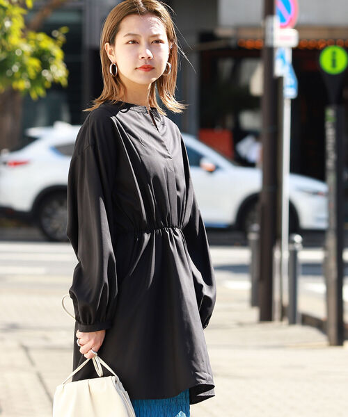 BEAMS☆　長袖　ワンピース　ブラウス BEAMS HEART（ビームス ハート）ワンピース × ブラウス