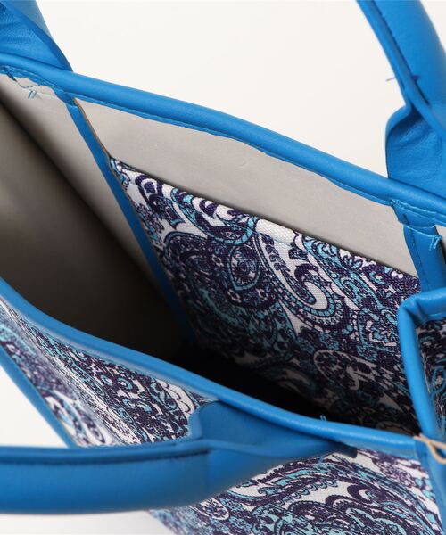 チャイハネ（チャイハネ）の「【チャイハネ】ペイズリー柄トートバッグ（トートバッグ・レディース・ブラウン/ブルー・FREE）」の5枚目の写真