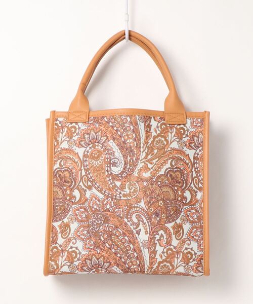 チャイハネ（チャイハネ）の「【チャイハネ】ペイズリー柄トートバッグ（トートバッグ・レディース・ブラウン/ブルー・FREE）」の4枚目の写真