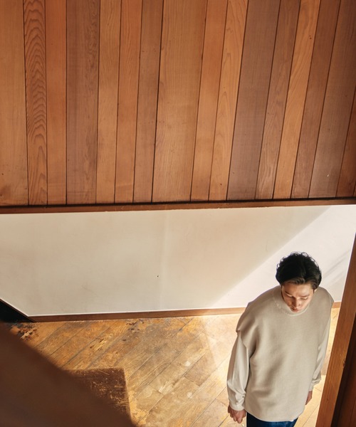 WYM LIDNM(ウィム バイ リドム)の「MINIMAL LOOSE KNIT VEST -Instagram Ex.-(ベスト・メンズ・ホワイト/チャコールグレー・S/M/L)」の14枚目の写真