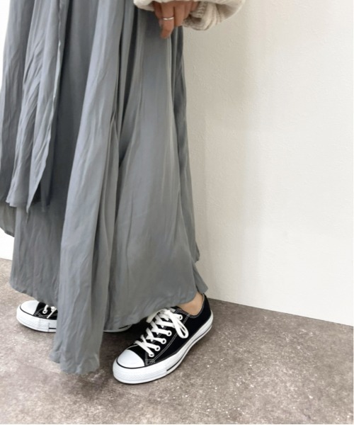 apres jour mignon（アプレジュールミニョン）の「ラッフルロングスカート【ZOZOTOWN限定アイテム】（スカート・レディース・ブラック/パープル系その他/ダークブルー・フリー/X-LARGE）」の15枚目の写真