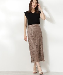 N.（N. Natural Beauty Basic） | 【追加生産】◆ケミカルレースロングスカート(スカート)