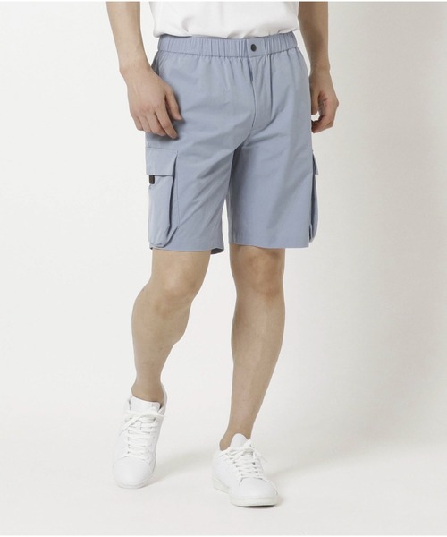 MIZUNO SPORTS STYLE（ミズノスポーツスタイル）の「ストレッチウーブン ハーフパンツ（その他パンツ・メンズ・ブラック/ライトブルー・M/XL/L/S）」の13枚目の写真