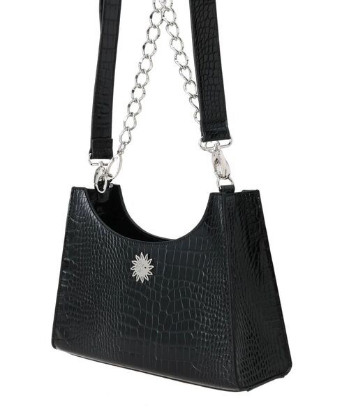 EVRIS（エヴリス）の「チェーンストラップショルダーBAG（ショルダーバッグ・レディース・ブラウン/ブラック/アイボリー・FREE）」の12枚目の写真