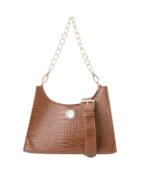 EVRIS（エヴリス）の「チェーンストラップショルダーBAG（ショルダーバッグ・レディース・ブラウン/ブラック/アイボリー・FREE）」の21枚目の写真