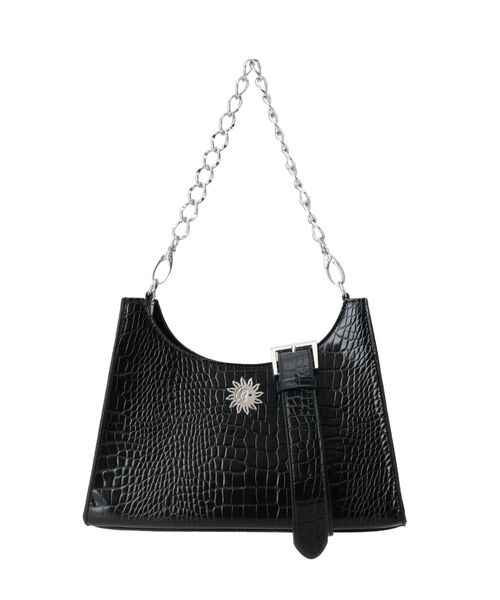 EVRIS（エヴリス）の「チェーンストラップショルダーBAG（ショルダーバッグ・レディース・ブラウン/ブラック/アイボリー・FREE）」の17枚目の写真