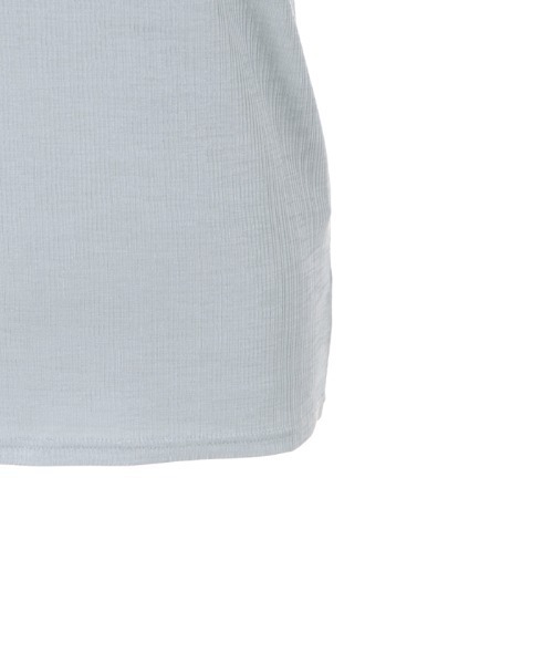 axes femme(アクシーズファム)の「プチスタンドシアーインナー(Tシャツ/カットソー・レディース・ホワイト/サックスブルー/ブラック・MEDIUM)」の21枚目の写真