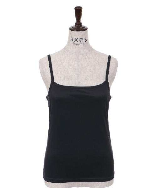 axes femme(アクシーズファム)の「プチスタンドシアーインナー(Tシャツ/カットソー・レディース・ホワイト/サックスブルー/ブラック・MEDIUM)」の16枚目の写真