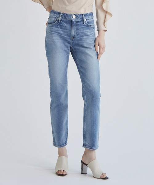 upperhights（アッパーハイツ）の「UPPER HIGHTS / "THE SERENA" スリムストレートデニムパンツ（デニムパンツ・レディース・ブルー・24/22/23/25/26/21）」の10枚目の写真