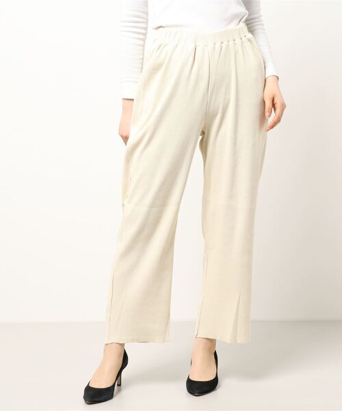 AMERICAN HOLIC（アメリカンホリック）の「リブカットレギンス　＊●（その他パンツ・レディース・チャコールグレー/ブラック/アイボリー・M/L）」の4枚目の写真