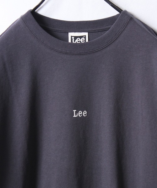 Lee(リー)の「【Lee】リー ミニロゴ刺繍 バックプリント ロングスリーブTシャツ LT2987 OVERALLS(Tシャツ/カットソー・メンズ・ブラック/ホワイト/グレー・M/L/XL/S)」の7枚目の写真