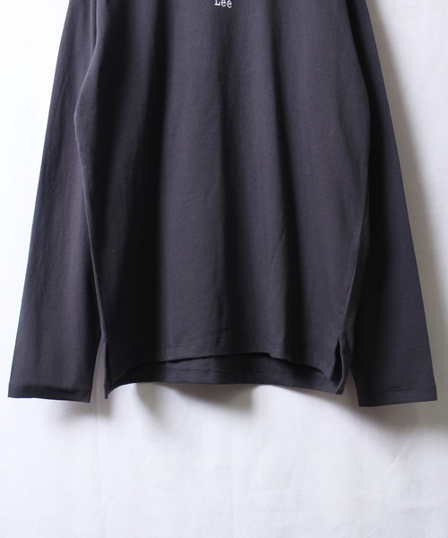 Lee(リー)の「【Lee】リー ミニロゴ刺繍 バックプリント ロングスリーブTシャツ LT2987 OVERALLS(Tシャツ/カットソー・メンズ・ブラック/ホワイト/グレー・M/L/XL/S)」の8枚目の写真