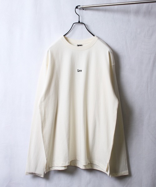 Lee(リー)の「【Lee】リー ミニロゴ刺繍 バックプリント ロングスリーブTシャツ LT2987 OVERALLS(Tシャツ/カットソー・メンズ・ブラック/ホワイト/グレー・M/L/XL/S)」の10枚目の写真
