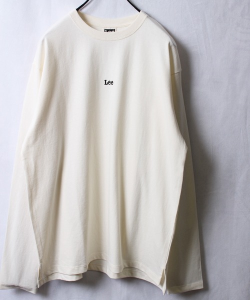 Lee(リー)の「【Lee】リー ミニロゴ刺繍 バックプリント ロングスリーブTシャツ LT2987 OVERALLS(Tシャツ/カットソー・メンズ・ブラック/ホワイト/グレー・M/L/XL/S)」の11枚目の写真