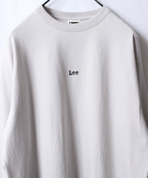 Lee(リー)の「【Lee】リー ミニロゴ刺繍 バックプリント ロングスリーブTシャツ LT2987 OVERALLS(Tシャツ/カットソー・メンズ・ブラック/ホワイト/グレー・M/L/XL/S)」の16枚目の写真