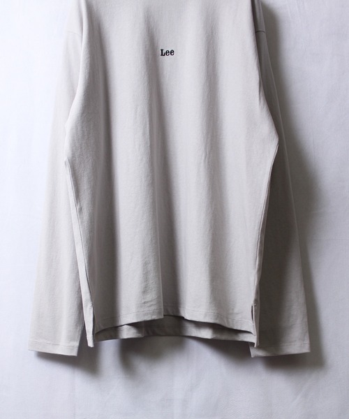 Lee(リー)の「【Lee】リー ミニロゴ刺繍 バックプリント ロングスリーブTシャツ LT2987 OVERALLS(Tシャツ/カットソー・メンズ・ブラック/ホワイト/グレー・M/L/XL/S)」の17枚目の写真