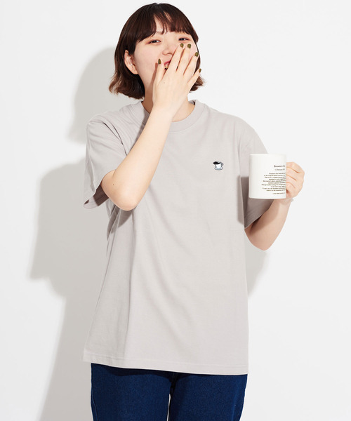 I am I in fact...(アイアムアイインファクト)の「【1枚入り】achoo! パックTシャツ(Tシャツ/カットソー・レディース・ピンク/グレー/ホワイト・FREE)」の3枚目の写真